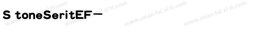 S toneSeritEF字体转换